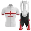 2022 England Cycling Jersey Set Summer Mountain Bike Clothing Pro Rowery Jersey Sportswear Suit Maillot Ropa Ciclismo271a