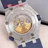 Ap Montre de luxe suisse Royal Oak Offshore Series Machines automatiques en acier de précision 15710st Oo A010ca.01 42 mm