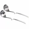 Cucchiai 2 pz Mestolo Intaglio Cucchiaio Pentola Appeso Colino Utensile Da Cucina Consegna Goccia Giardino di Casa Sala Da Pranzo Bar Posate Dh4V6