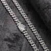 Vente en gros de bijoux Moissanite 925 collier de chaîne à maillons cubains bijoux Moissanite avec certificat pour hommes