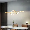 Lustres minimalistas LED para sala de jantar Mesa de cozinha Sala de estar Quarto Teto Pingente Lâmpada Decoração de casa Suspensão suspensa