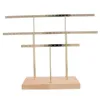 Sieraden zakjes hangend display rack boom Organizer metaalgoud