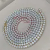 Factory Price S925 with Moissanite 3mm 4mm 5mm 6.5mm Wide Diamond Tennis Vvsmoissanite Tennis Chain