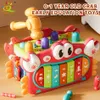 Tastiere Pianoforte Baby Montessori Cubo esaedro Giocattoli Giochi Tamburo per bambini Multifunzionale Martellante Giocattolo per l'educazione precoce per bambini 231122