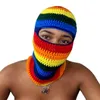 Banie Casquettes arc-en-ciel Balaclava Balaclava Halloween Hat à capuche Scarf