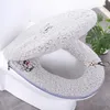 Capas de assento de toalete estilo coreano universal almofada de assento de toalete inverno engrossado pelúcia tampa de assento de toalete bonito sólido colorzipper capa de toalete 231122