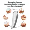 Leg Massagers Portable Ems Adjustable Massager Warming Massage Machine Vibration Heating Slimming Calf Usb Rechargeable 231121