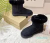 Großhandel Stiefel für Frauen Australien Klassische Schneestiefel Damen Hausschuhe Ultra Mini Plateau Booties Winter Wildleder Wolle Damen Warme Pelz Stiefeletten