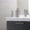 Tam 304 Paslanmaz Çelik Tezgah Lavabo Sıvı Sabun Dispenser Mutfak ve Banyo için Şişeler 250ml/8oz 350ml/1167oz BPOED
