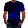 Heren t shirts mannen grappige 3D t-shirt zomer Vertigo bedrukte compressie hypnotische mannelijke tops shirt casual Harajuku korte mouw feest heren tees