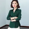 Camicette da donna Camicie per donna 2023 Primavera Autunno Camicia in chiffon a maniche lunghe Moda Coreana Top Abbigliamento Camisa