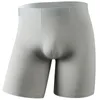 Caleçon Sous-Vêtements Homme Boxers Shorts Fibre Régénérée Culotte Homme Poche Solide Longue Jambe Cueca Calzoncillo Grande Taille XL-7XL