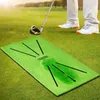 Altri prodotti per il golf Tappetino da allenamento per il golf Mini aiuto per la pratica del colpo Tappeto a terra fisso per il rilevamento dell'oscillazione Battuta Regalo portatile Indoor Outdoor con borsa 230421