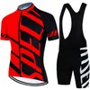 Set di maglie da ciclismo Set di maglie da ciclismo Abbigliamento da ciclismo da uomo Estate Manica corta MTB Tuta da bici Abbigliamento da bici Ro248Q