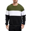 Herren-Kapuzenpullover, erschwingliche Marke, modisches Top, Herren-Sweatshirt, lässig, Kontrastfarbe, täglich, langärmelig, Polyester-Pullover