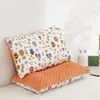 Pillows born Special Cotton Pillow Removable Washable Children's Double Sided Nap Pillow Cartoon Printing Pattern Baby Comfort Pillow 230422