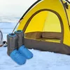 Chaussettes de sport, chaussons d'hiver, couvre-pieds thermique, bottes chaudes isolées, chauffe-pieds pour tente de Camping, adultes