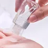 30 ml Hand Sanitizer Pet Plastic Bottle With Flip Top Cap Square flaskor för kosmetika Essence Owmix