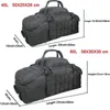 Outdoor Zakken 40L 60L 80L Waterdichte Reizen Grote Capaciteit Bagage Mannen Plunjezak Tote Weekend Militair 231121