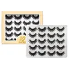 False Eyelashes 10pairs 3D Mink Lashes Eye Lash Fake Eyelash Extension Bushy Set Wispy Makeup Supplies Tools Beauty