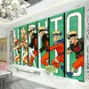 Naruto papier peint japonais anime 3D murale enfant garçons chambre TV fond personnalisé dessin animé papier peint salon grand wall309x