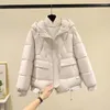 Women's Trench Coats 2023 Autumn Winter Women Parkas Jackets Casual Hooded Thick Warm Pattern Coat Female Outwear Jacket