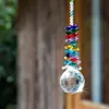 Décorations de jardin H D Chakra Sun Catcher 40mm Clear Crystal Ball Prism Rainbow Octogone Perles Ornements Suspendus Suncatcher 230422
