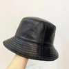 Berets Women Real Sheepskin Hat Soft Warm Bucket Black Comfortable Breathable