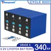 TEWAYCELL 3.2V 340AH LIFEPO4 Batterij Gloednieuwe oplaadbare celgrade A Lithium Iron Phosphate RV UPS Solar Power EU US Tax Free