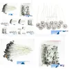 Candles 100Pcs Candle Wicks 3 8Cm Long With Tabs Making Supplies Pretabbed Cotton Core Ready To Use Drop Delivery Home Garden Otr5A