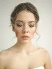 Jóias de cabelo de casamento moda noiva gaiola rosto véu para mulheres festa de casamento chapéus e fascinadores acessórios de cabelo 231121