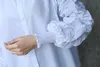 Camicette da donna Camicie Moda Coreana Streetwear Donna Casual Autunno Top Allentato Manica lunga Tinta unita Tessuto gotico oversize 230421