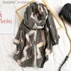 Sciarpe 90*180 cm Sciarpa delle donne di lusso Fashion Designer di marca Inverno Hijab Sciarpa di cotone Donna Poncho Shl Bandana Foulard Sciarpe 2021 nuovoL231122