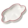 Sacchetti per gioielli Piatto in ceramica Vassoio per dessert Simpatico supporto in ceramica Gingillo decorativo