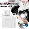 Storage Bottles Airtight Laundry Detergent Dispenser Leak-Proof Refillable Empty Tank For Powder Softener Bleach Container With Labels