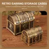 Smyckespåsar Treasure Box Chic Case Gift Storage Retro Earring Falls Aluminiumlegering