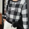 Sweaters Designer Mulheres moda feminina redonda malha de malha