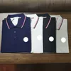 디자이너 Polo Mens T 셔츠 디자이너 T 셔츠 두개골 프린트 Tshirts Stripe Unisex Short Sleeves