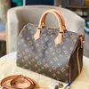 M81085 나노 스피디 20 25 25 Bandouliere Bags 정품 가죽 럭셔리 디자이너 여성 남성 숄더 토트 클러치 크로스 바디 여행 스트랩 미니 레이디 핸드 백