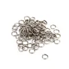 1000 pezzi di anelli di pesca in acciaio inossidabile anelli spaccati esca resistente anello solido esche ad anello 7mm 150lbs252Y