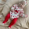 Pajamas 8138 Baby Christmas Clothes 2023 Winter Fashion Girl S eller Bottoming Pant Boy S Suit 231121
