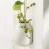 US Home Tuin Balkon Keramische Hangende Planter Bloempot Plant Vaas met Touw Kleine Fles Home Decor252M