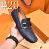 90 modell designer män loafers skor lyx varumärke slip på spetsigt tå fest bröllop mode fritid högkvalitativ bankett läderskor mocka sociala