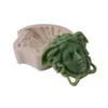 Baking Moulds Silicone Mold Medusa Avatar Face Relief Cake Resin Decorate Baking Tools For Diy Chocolate Cake Candy Fondant Moulds Accessories 230421