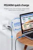 Ny ankomst Thunderbolt4 USB 4.0 Datakabeltyp C för typ C PD 240W Fast Charging 40 Gbps Cable för MacBook Laptop Mobiltelefontråd