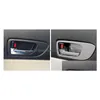 Cromo estilo de alta qualidade abs cromo 4pcs maçaneta interna do carro decoração er frameadd4pcs tigela interna para mazda6 2003-2013 dr dhre8