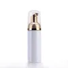 50ml Travel Foamer Bottles Empty Plastic Foam Bottles with Gold Pump Hand Wash Soap Mousse Cream Dispenser Bubbling Bottle BPA Free Kklob