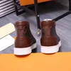 Nouveau designer luxe chaussures décontractées hommes formateurs noirs designers haut haut baskets à la mode 38-45 avec boîte