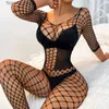 Sexy Socks Sexy Mesh Fishnet Bodystockings For Women Erotic Lingerie Sexy Open Crot Teddies Bodysuits Female Sex toys 18+ Porno Underwear Q231122