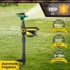 Irrigatore da giardino attivato con movimento ad energia solare Irrigatore da giardino Spaventapasseri Deterrente per animali Irrigatore d'acqua T200530259g